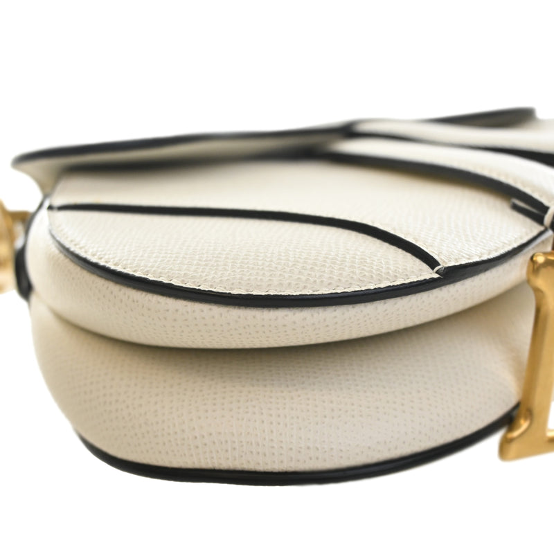 Mini Grained Calfskin Saddle Bag - Image 10