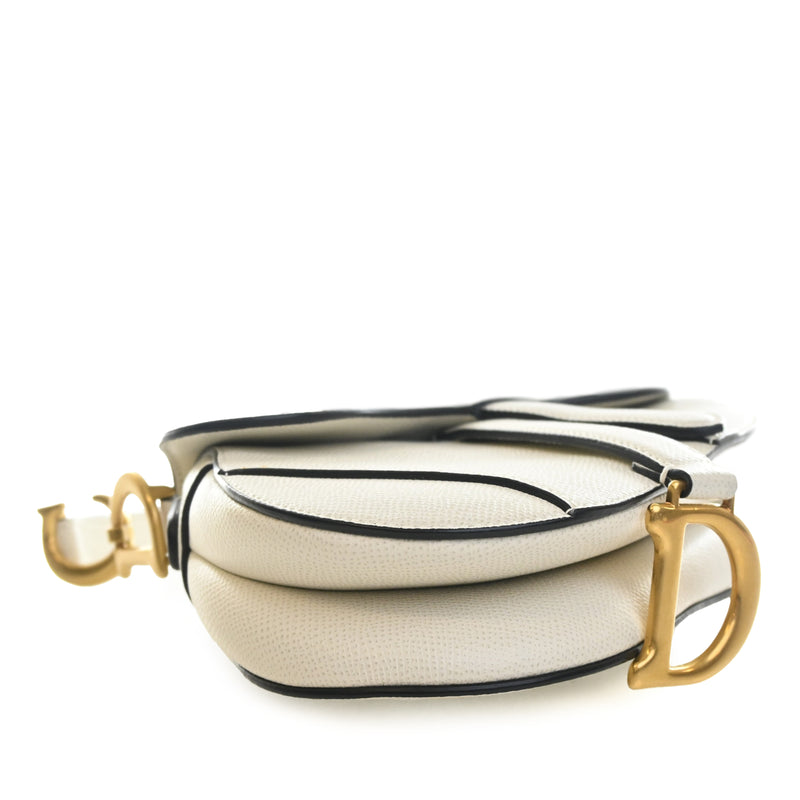Mini Grained Calfskin Saddle Bag - Image 12