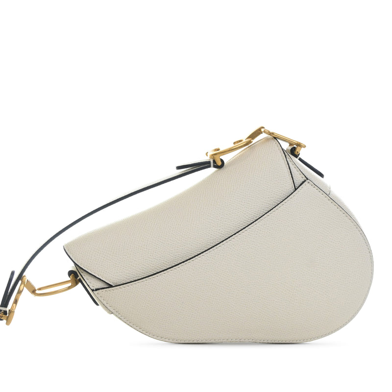Mini Grained Calfskin Saddle Bag - Image 2