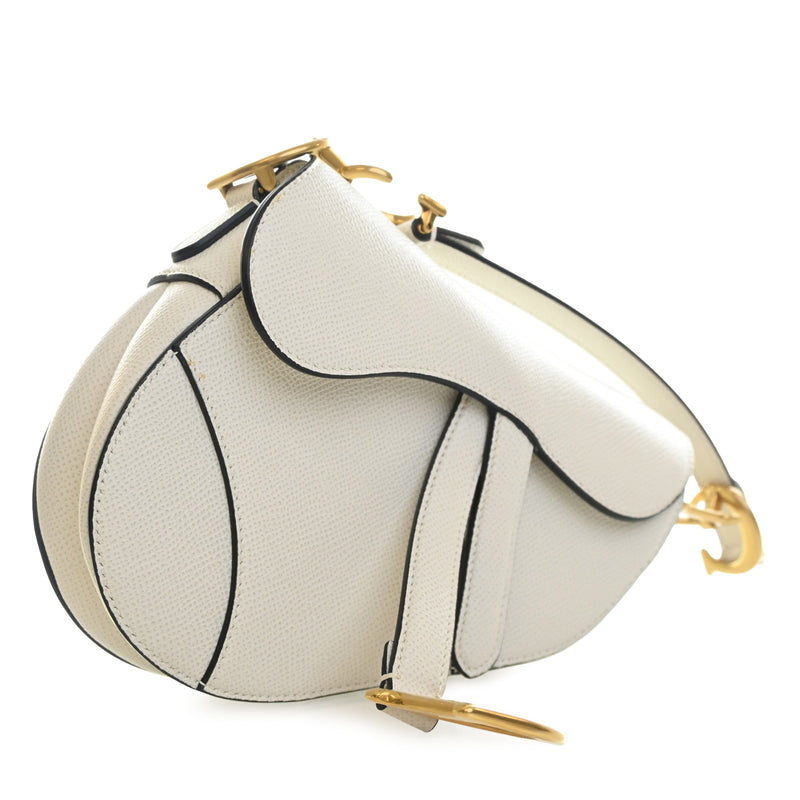 Mini Grained Calfskin Saddle Bag - Image 7