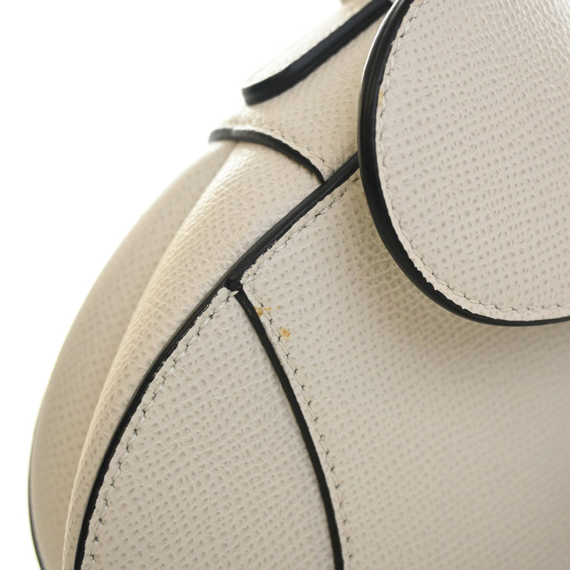 Mini Grained Calfskin Saddle Bag - Image 8