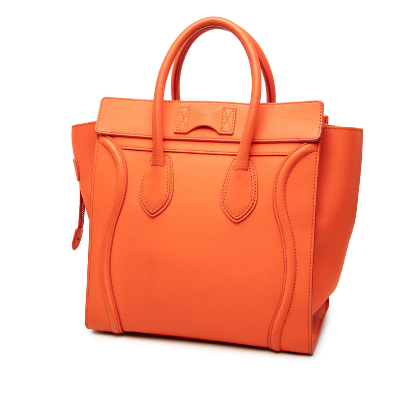 Mini Leather Luggage Tote - Image 2