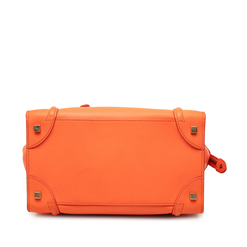 Mini Leather Luggage Tote - Image 3