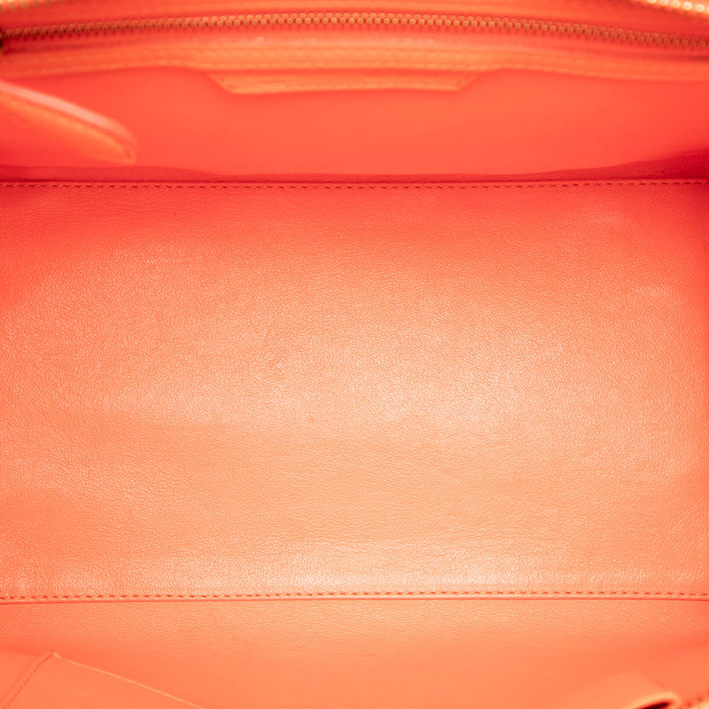 Mini Leather Luggage Tote - Image 4
