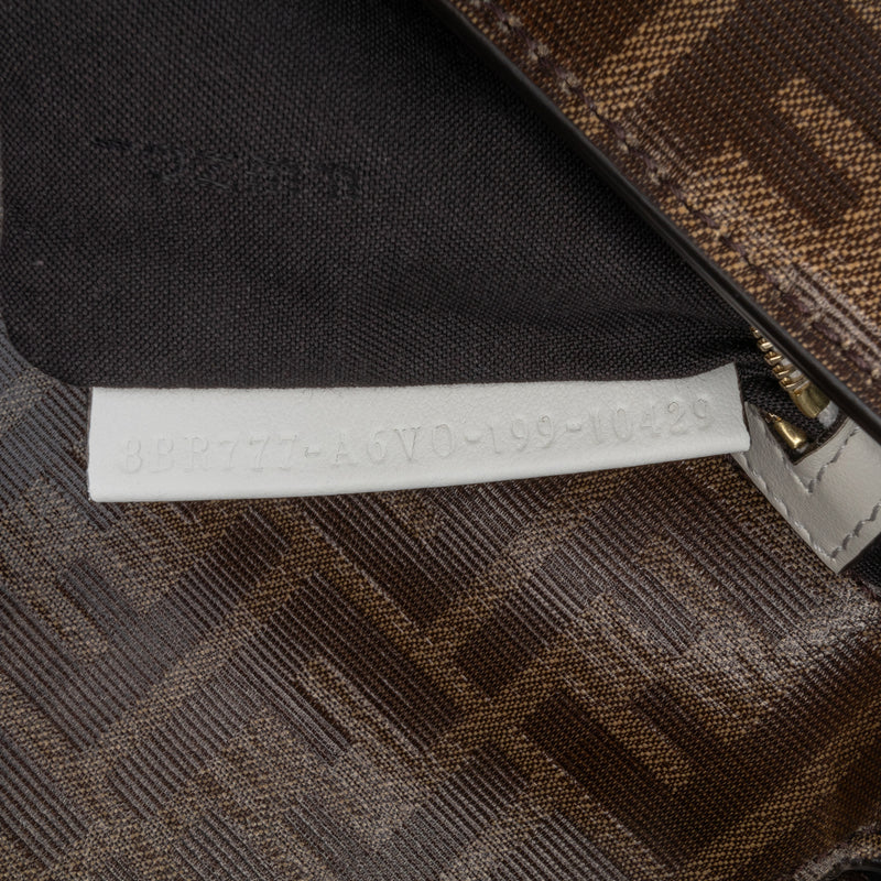 Zucca Glazed Fabric Cage Baguette Satchel - Image 6