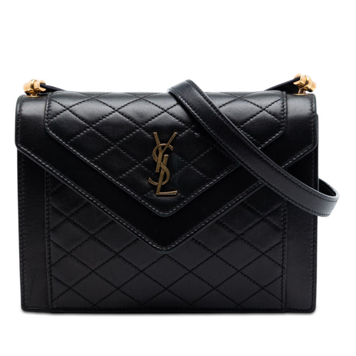 Mini Quilted Lambskin Monogram Gaby Crossbody - Image 1