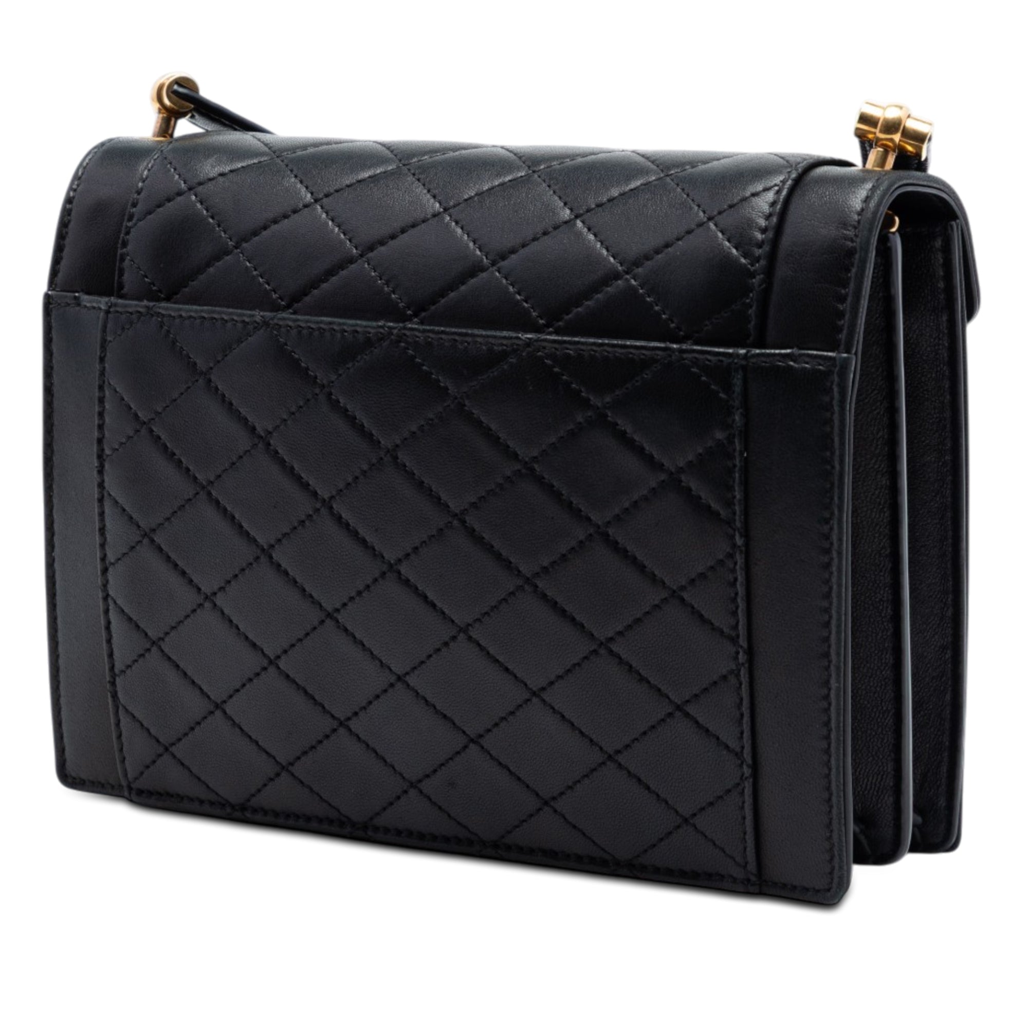 Mini Quilted Lambskin Monogram Gaby Crossbody - Image 2