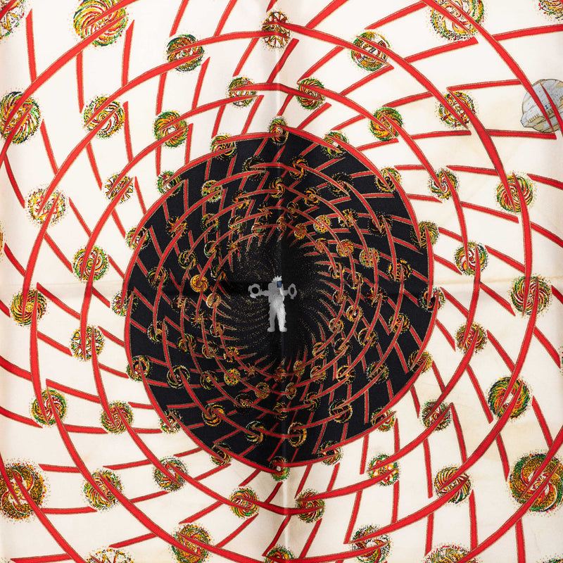 Les Feux de L Espace Silk Scarf 90 - Image 2