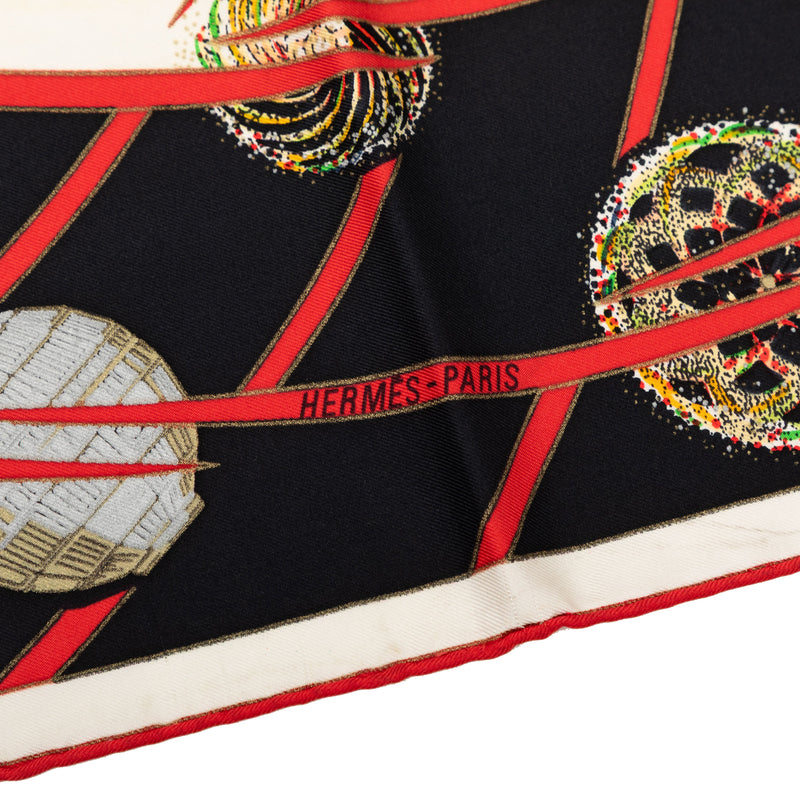 Les Feux de L Espace Silk Scarf 90 - Image 3