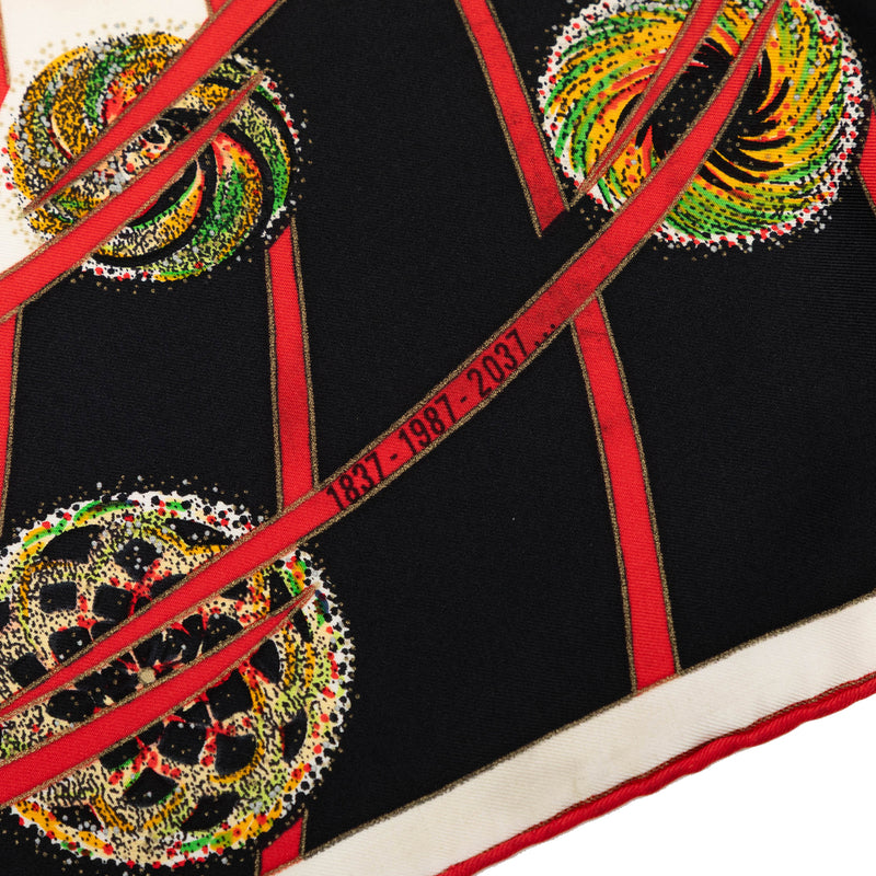 Les Feux de L Espace Silk Scarf 90 - Image 5