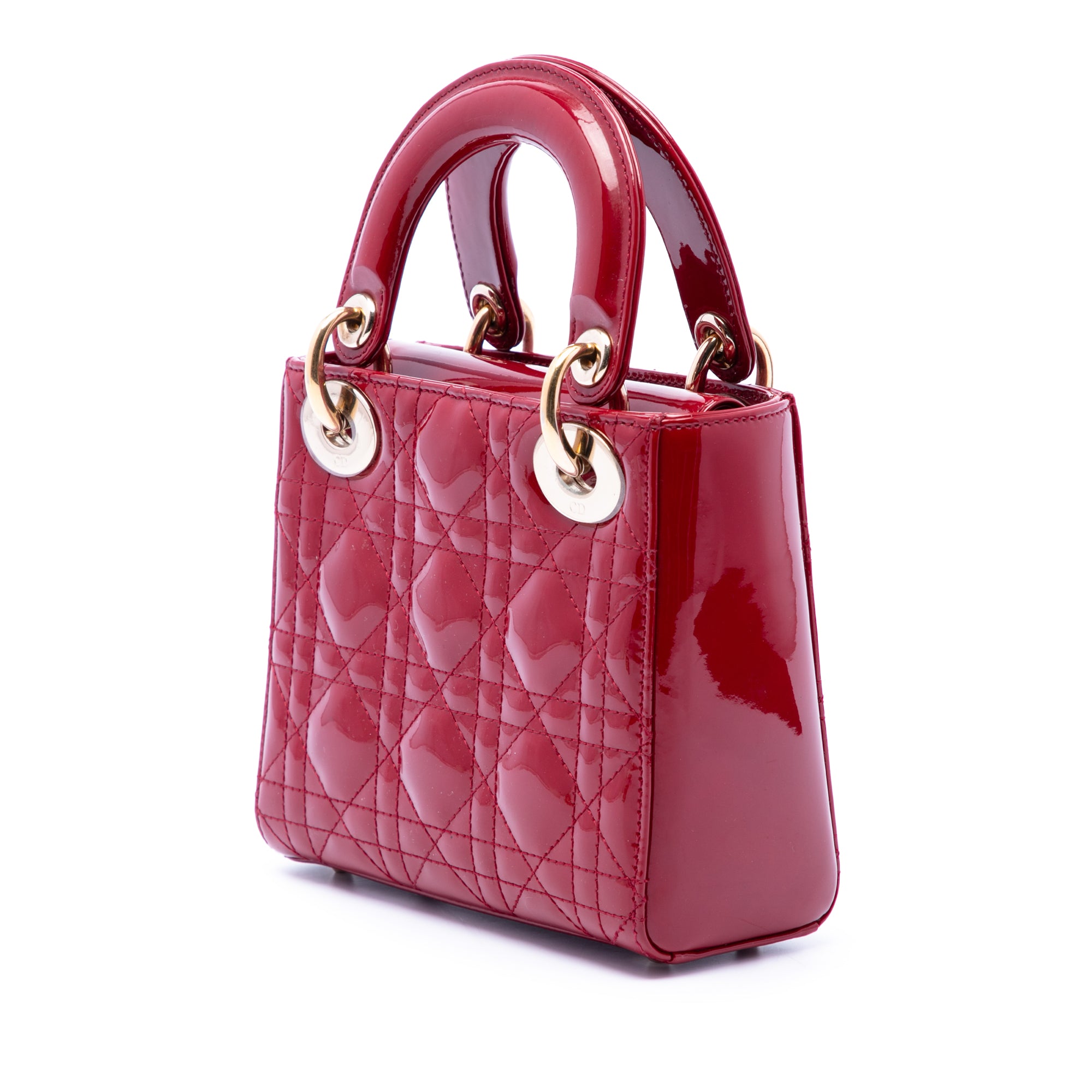 Mini Patent Cannage Lady Dior - Image 2