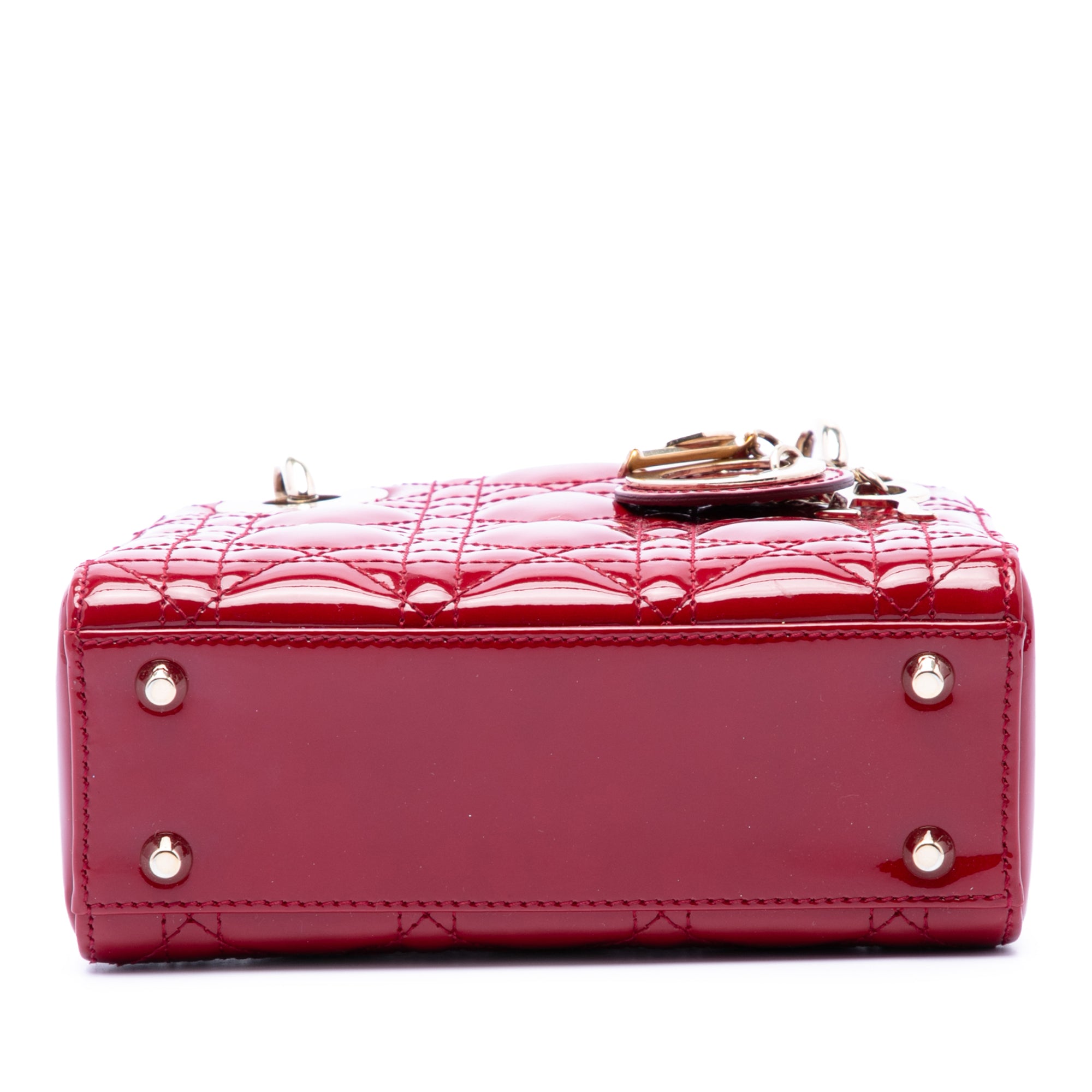 Mini Patent Cannage Lady Dior - Image 3