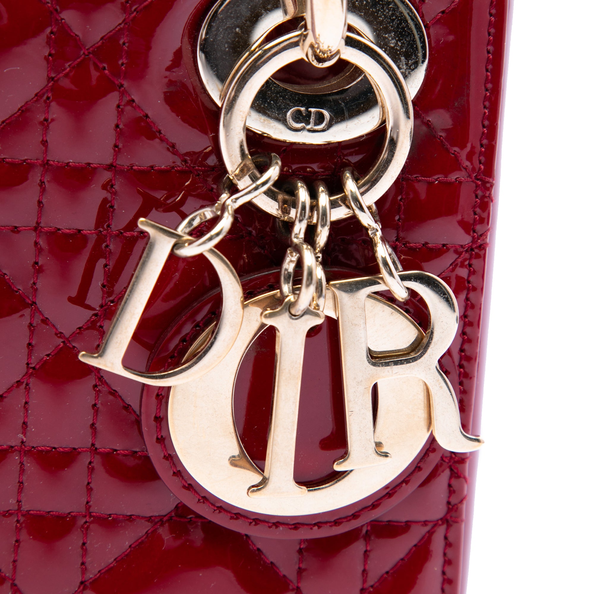 Mini Patent Cannage Lady Dior - Image 5