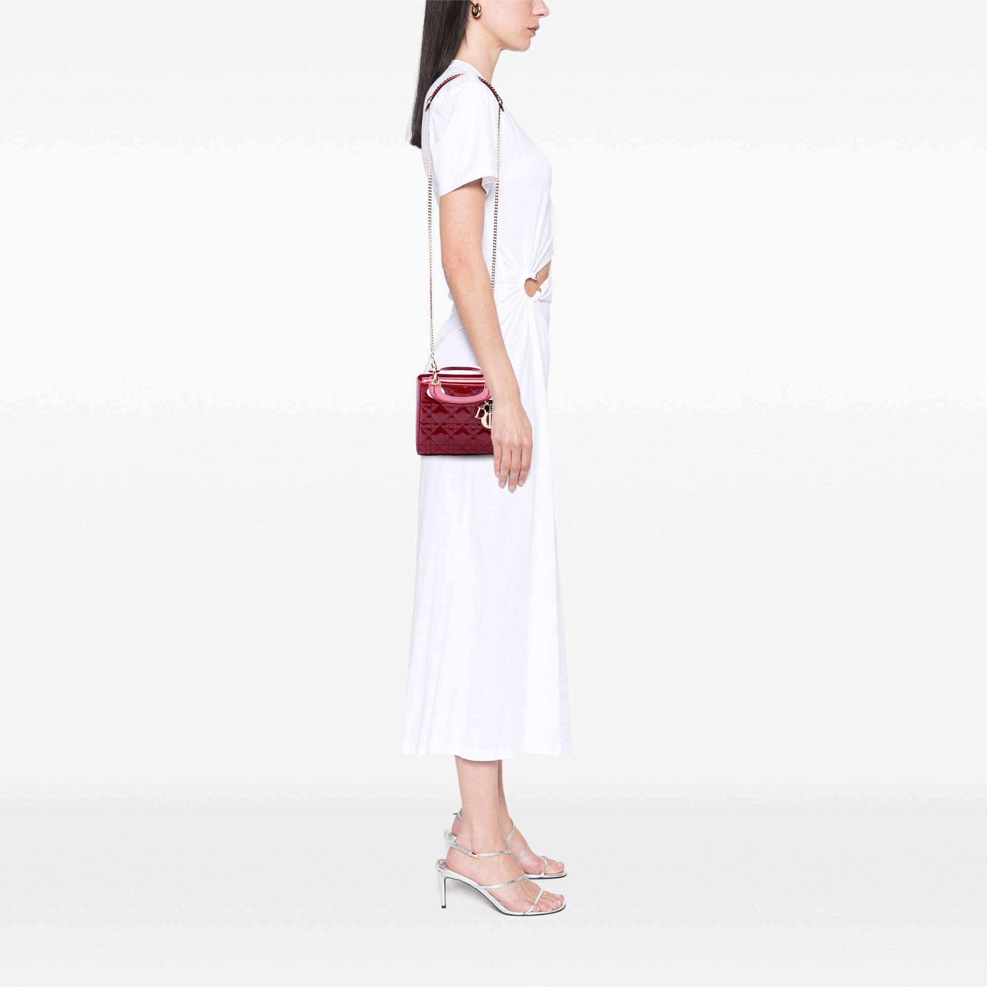 Mini Patent Cannage Lady Dior - Image 6