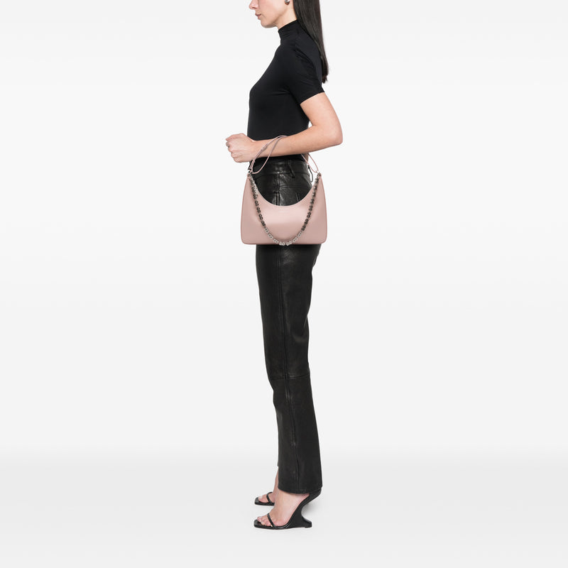 Small Leather Moon Cut Out Bag - Image 11