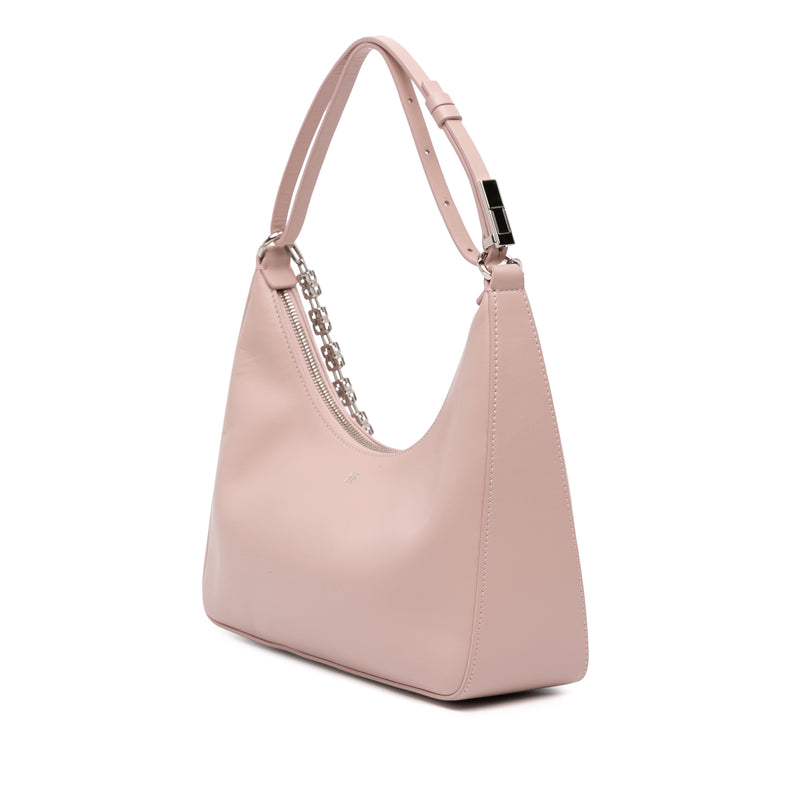 Small Leather Moon Cut Out Bag - Image 2