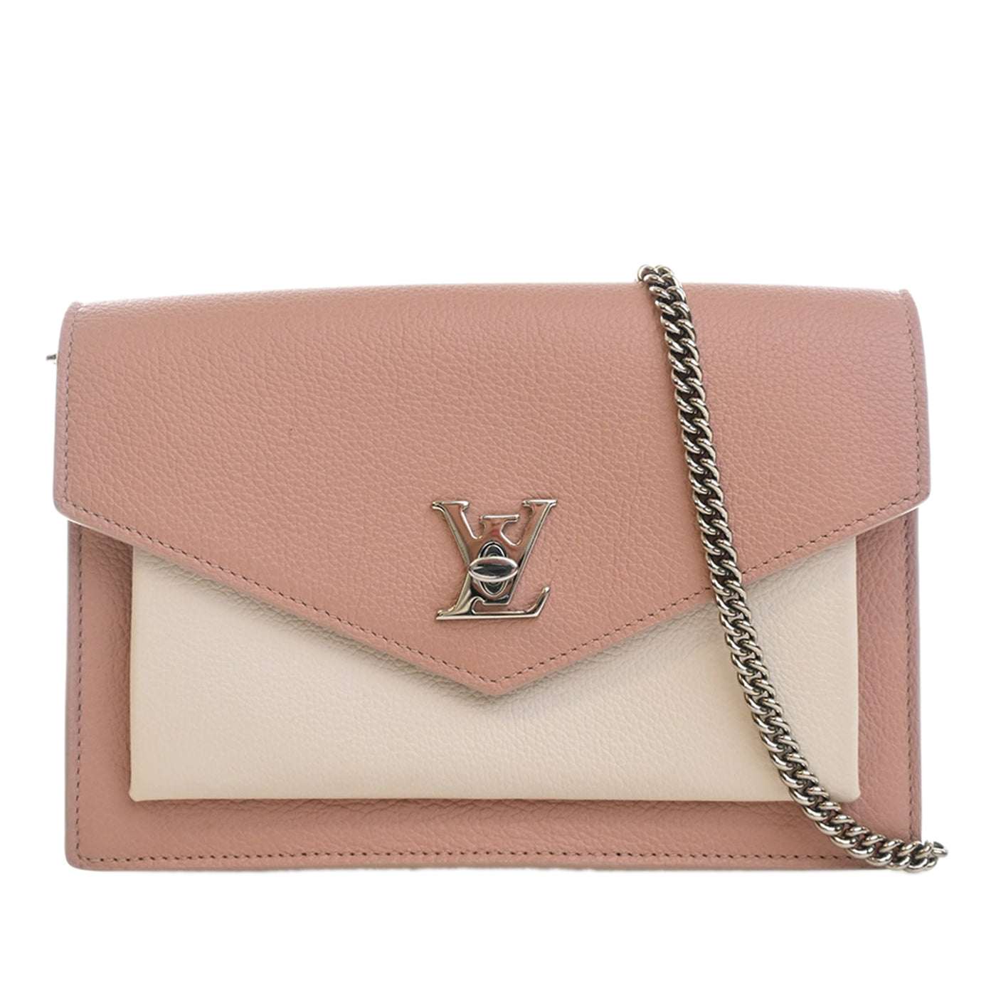 Bicolor Leather MyLockMe Chain Pochette - Image 1