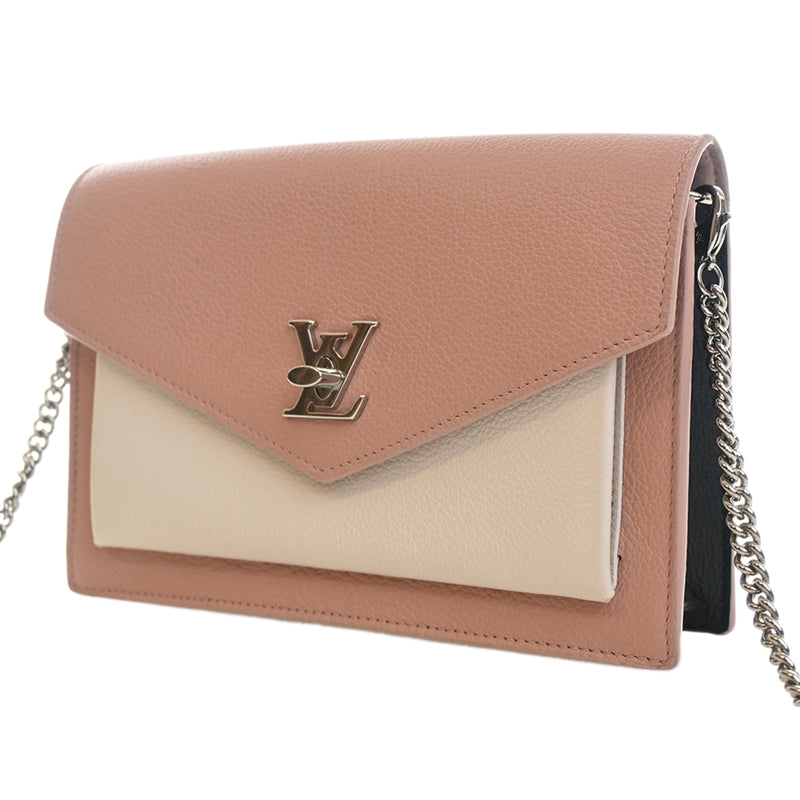 Bicolor Leather MyLockMe Chain Pochette - Image 2