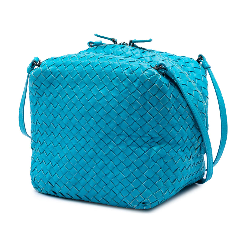 Nappa Intrecciato Cube Crossbody - Image 2
