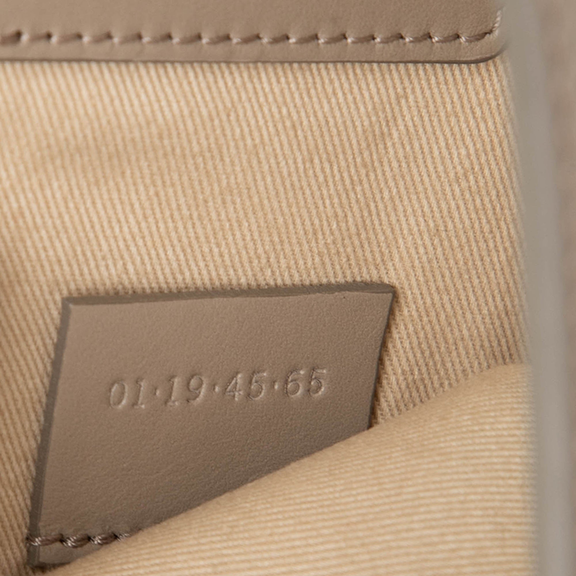 Calfskin and Suede C Clutch With Chain - Image 6
