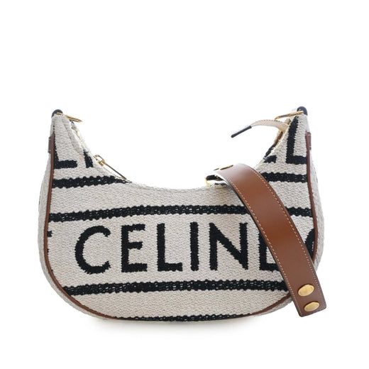 Medium Knitted Textile Ava Shoulder Bag - Image 1