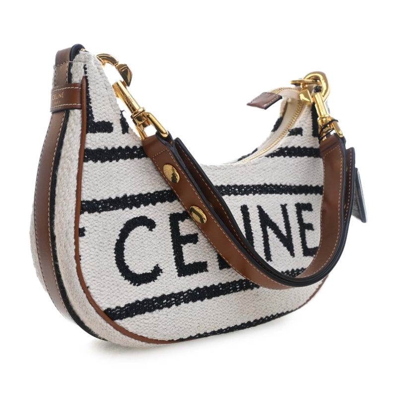 Medium Knitted Textile Ava Shoulder Bag - Image 3