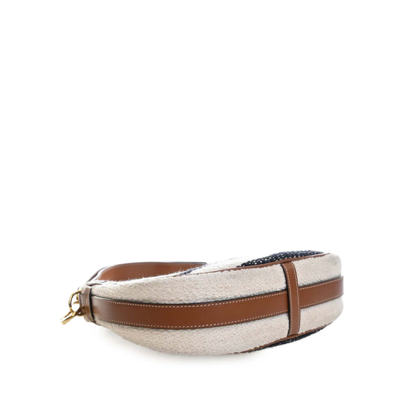 Medium Knitted Textile Ava Shoulder Bag - Image 7