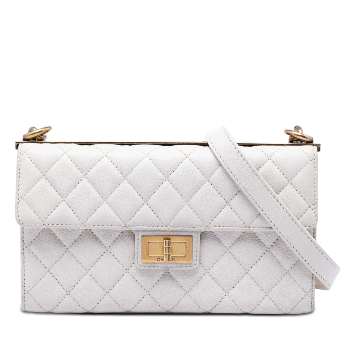Medium Quilted Goatskin Reissue 2.55 Rita Flap - Image 1