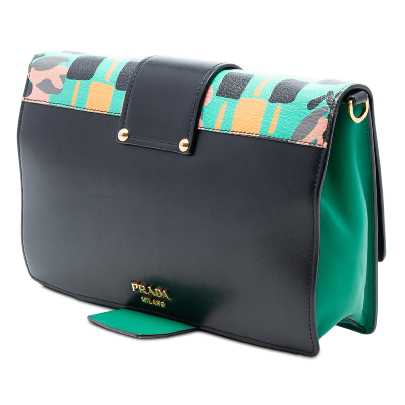 Floral Printed Leather Plex Ribbon Crossbody - Image 2