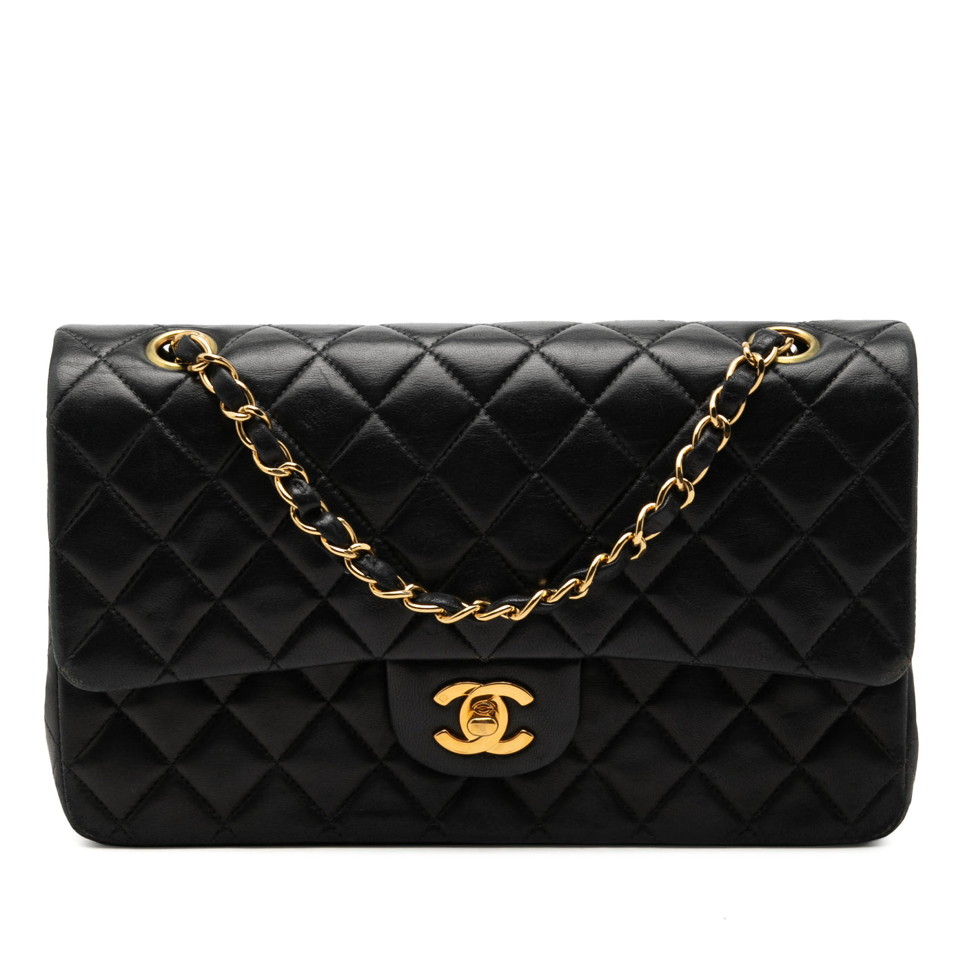 Medium Classic Lambskin Double Flap - Image 1
