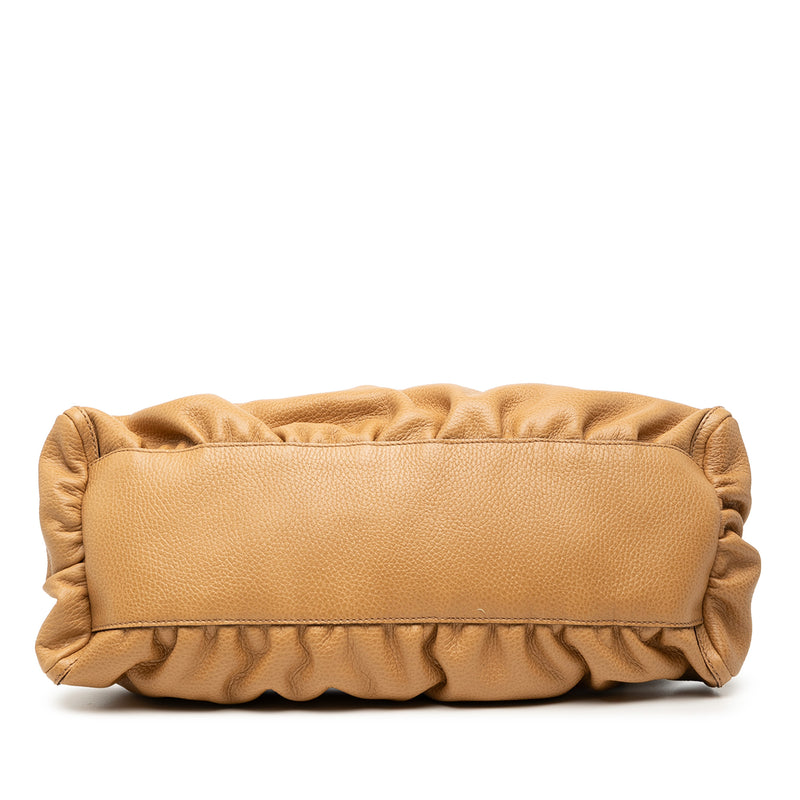Leather Abbey D Ring Shoulder Bag - Image 3