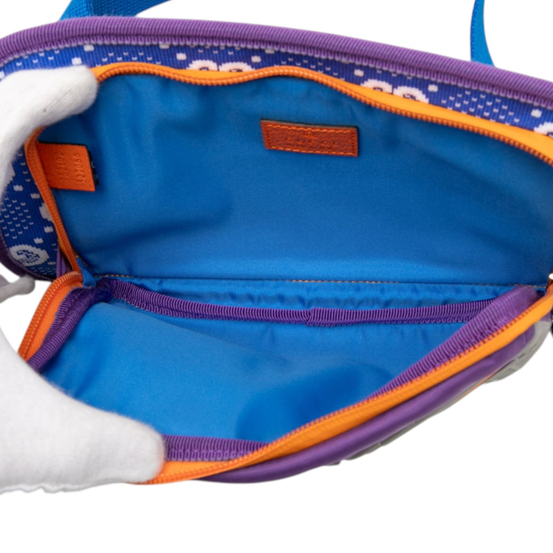 GG Nylon and Rubber Belt Bag - Image 4