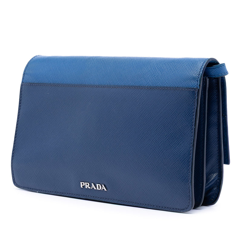 Saffiano Turn Lock Wallet on Strap - Image 2