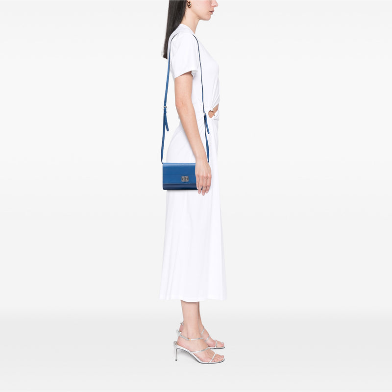 Saffiano Turn Lock Wallet on Strap - Image 7
