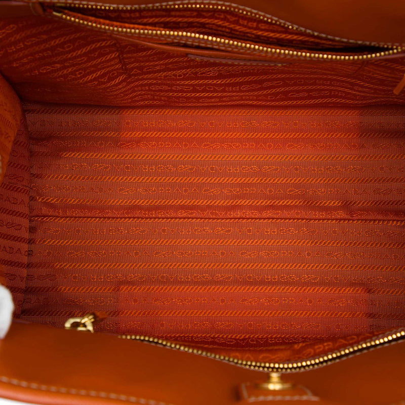 Saffiano Trimmed Canvas Canapa Satchel - Image 4