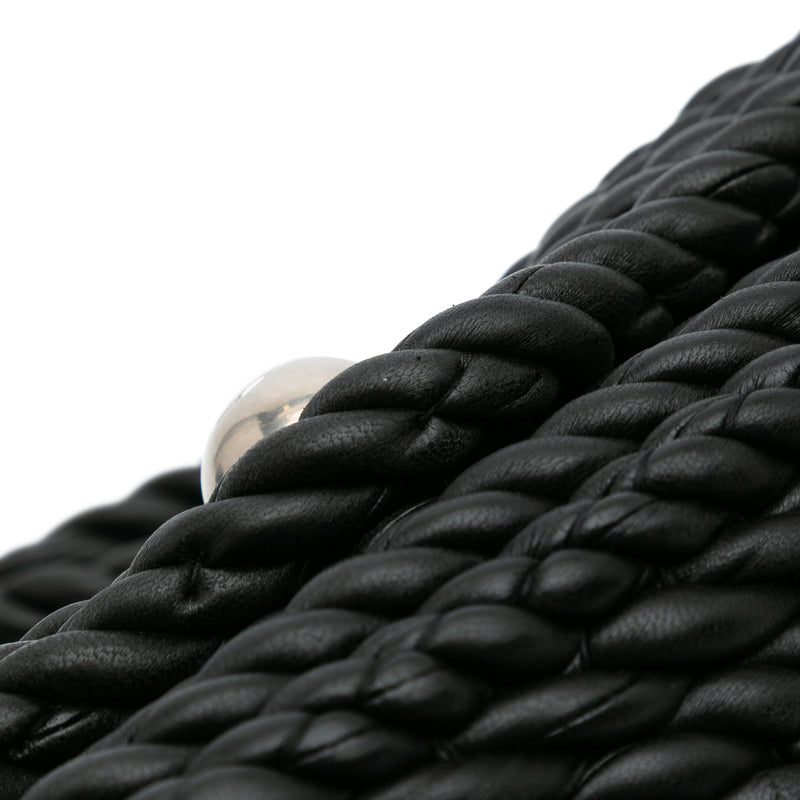 Lambskin Torchon Classic Tasseled Twisted Crossbody - Image 7