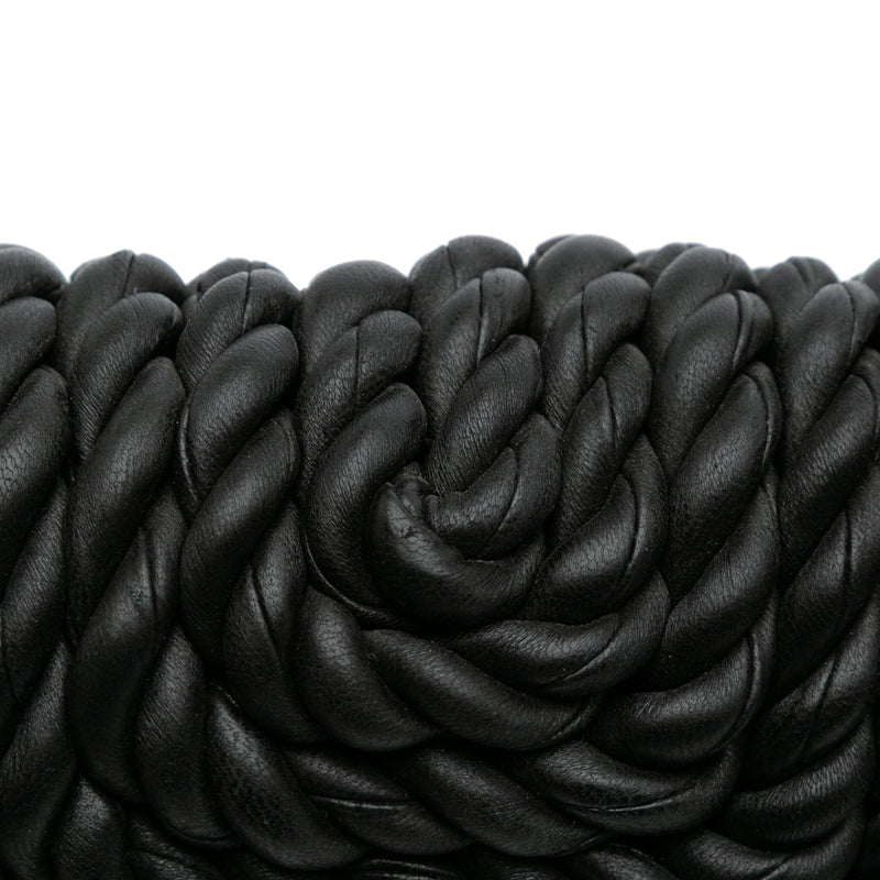 Lambskin Torchon Classic Tasseled Twisted Crossbody - Image 8