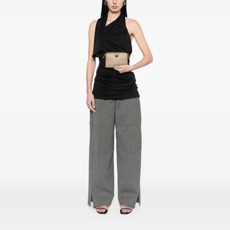 Honeycomb Coated Canvas Pouch - Image 6