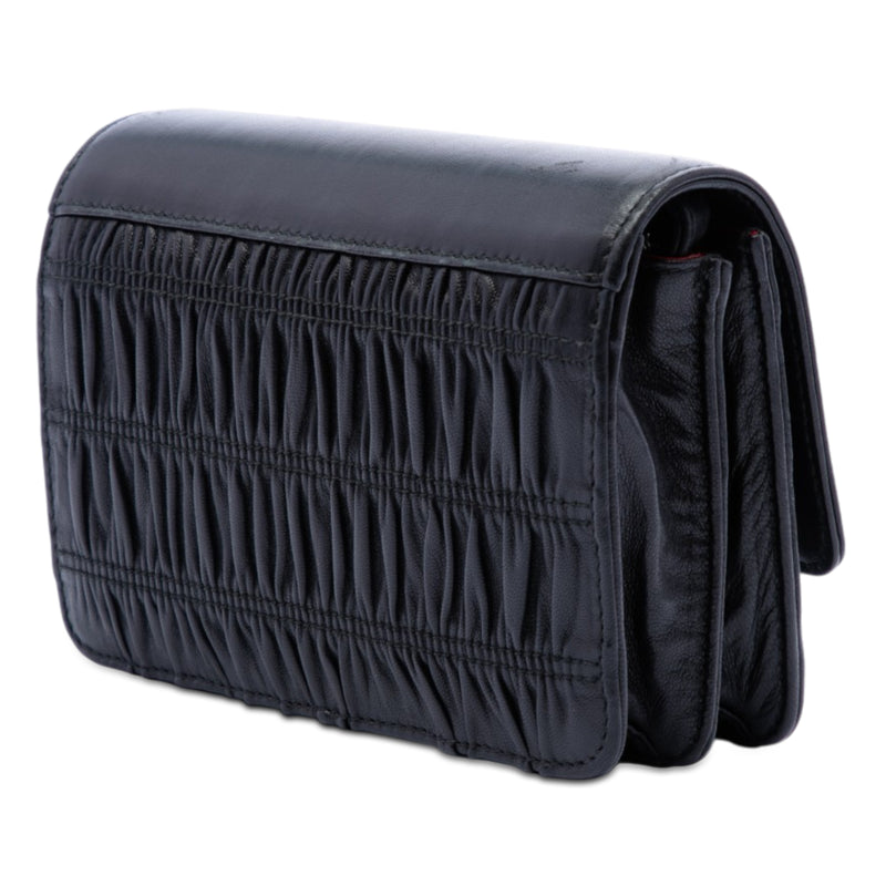 Nappa Gaufre and Brushed Leather Crossbody - Image 2
