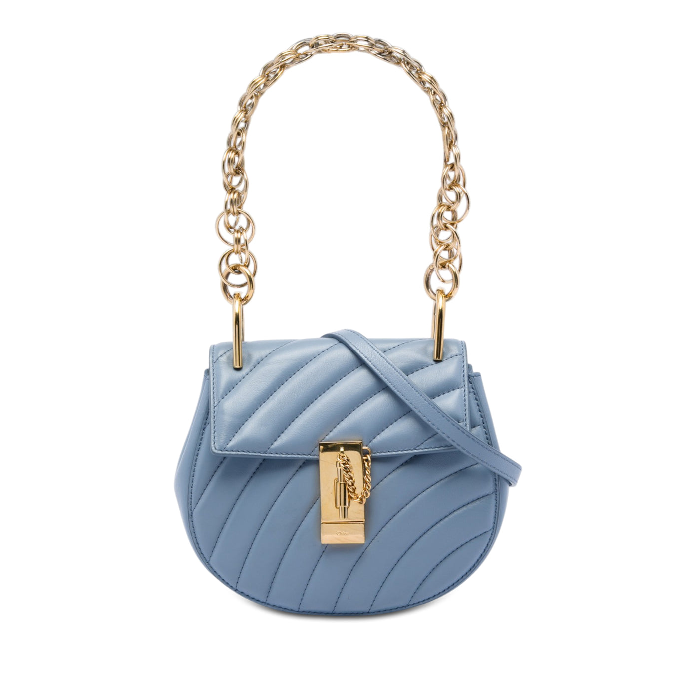 Mini Quilted Leather Drew Bijou Satchel - Image 1