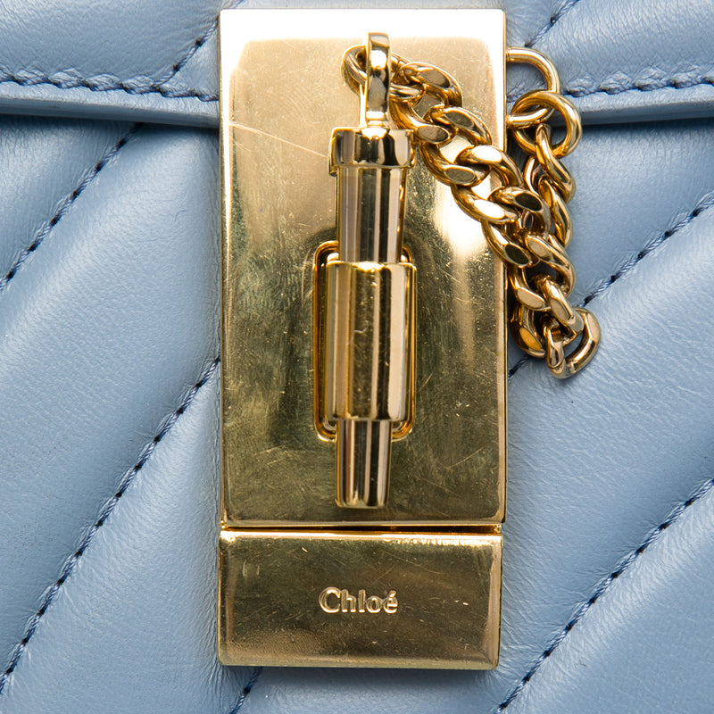 Mini Quilted Leather Drew Bijou Satchel - Image 5