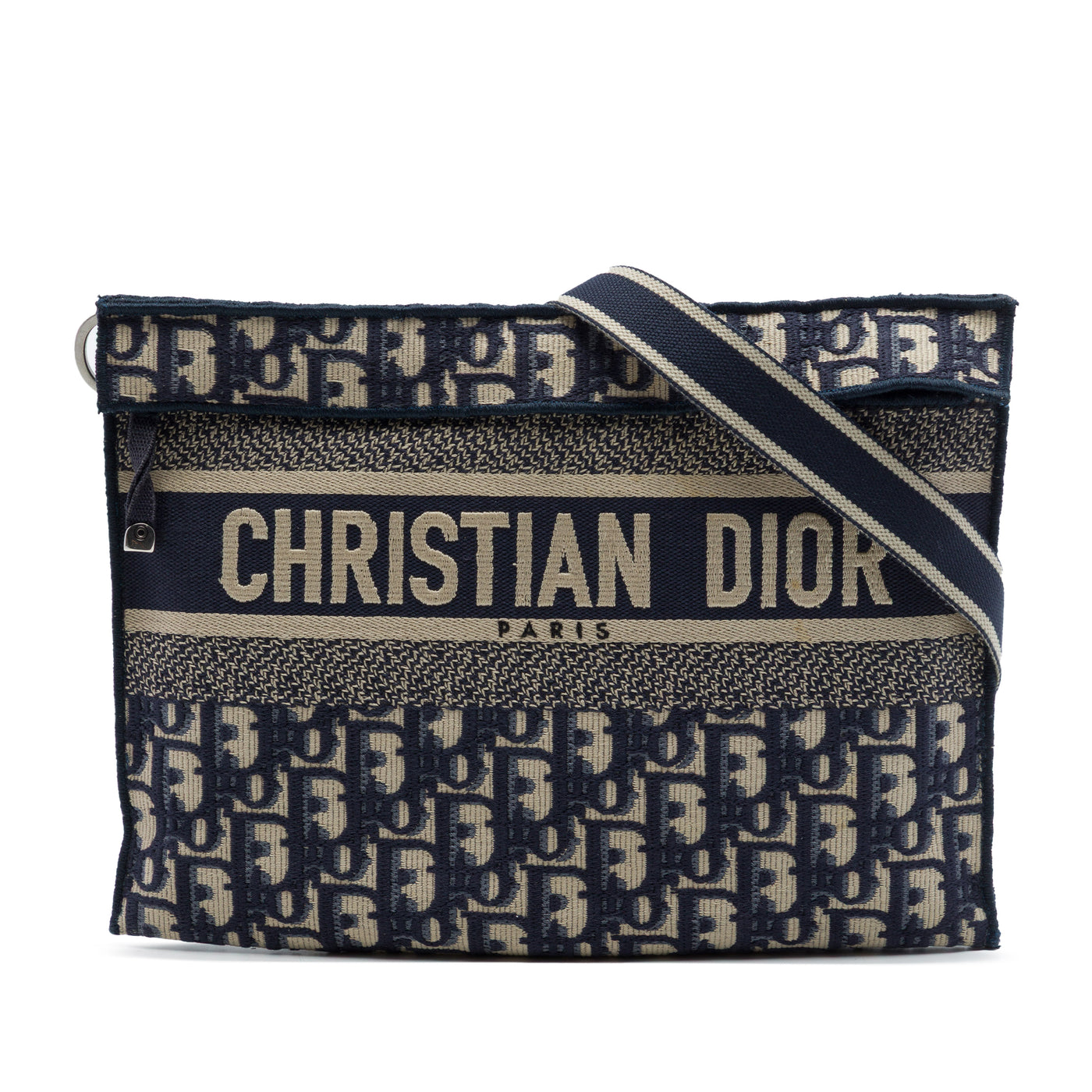 Oblique Canvas Flat Crossbody - Image 1