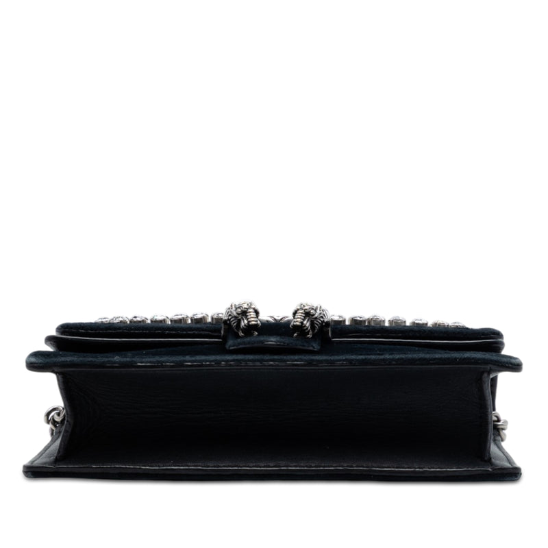 Mini Crystal Embellished Velvet Dionysus Crossbody - Image 3