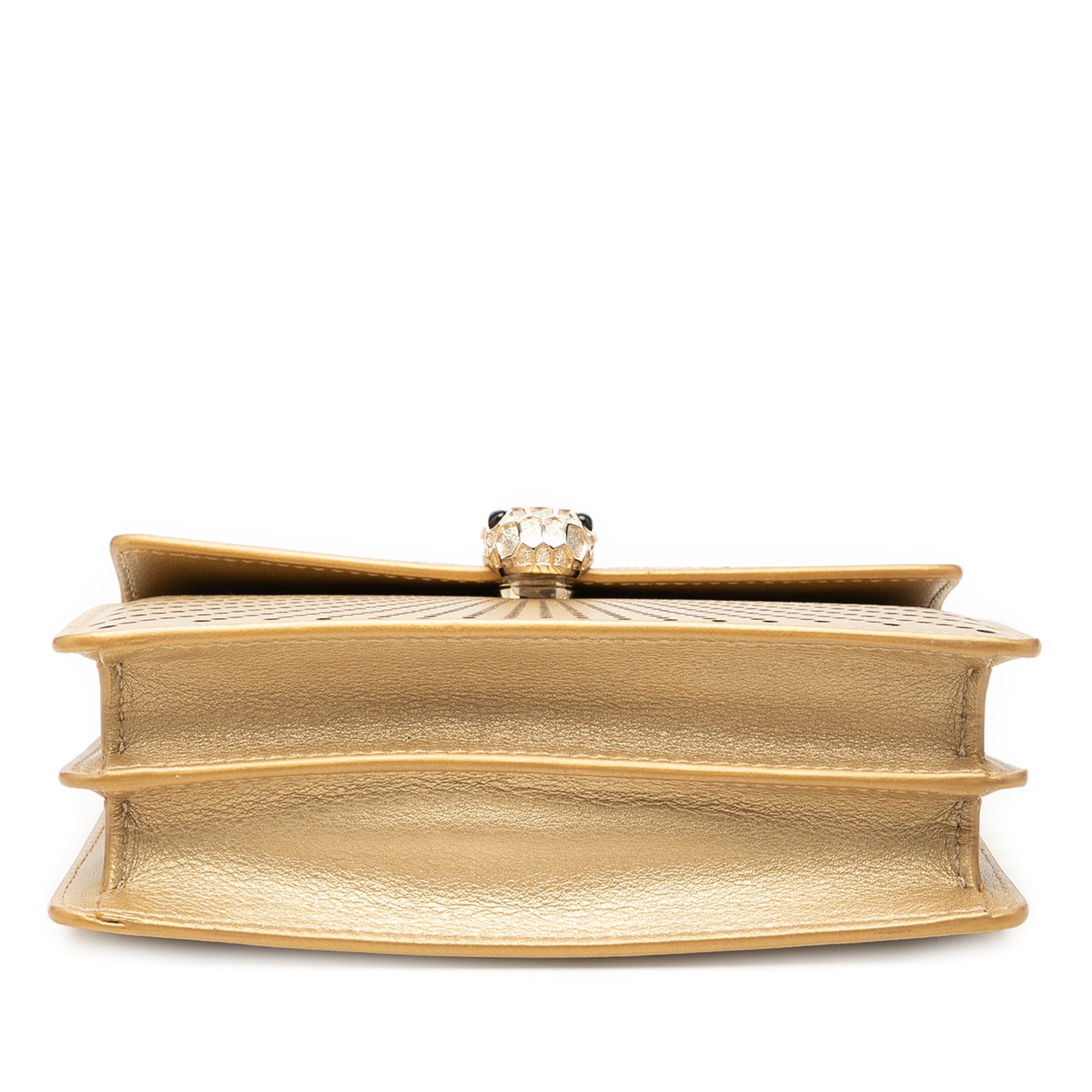 Mini Laser Cut Calfskin Serpenti Forever Diamond Blast Sunshine Crossbody - Image 3