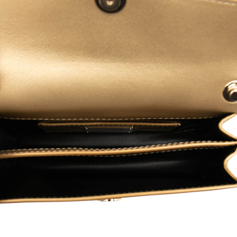 Mini Laser Cut Calfskin Serpenti Forever Diamond Blast Sunshine Crossbody - Image 4