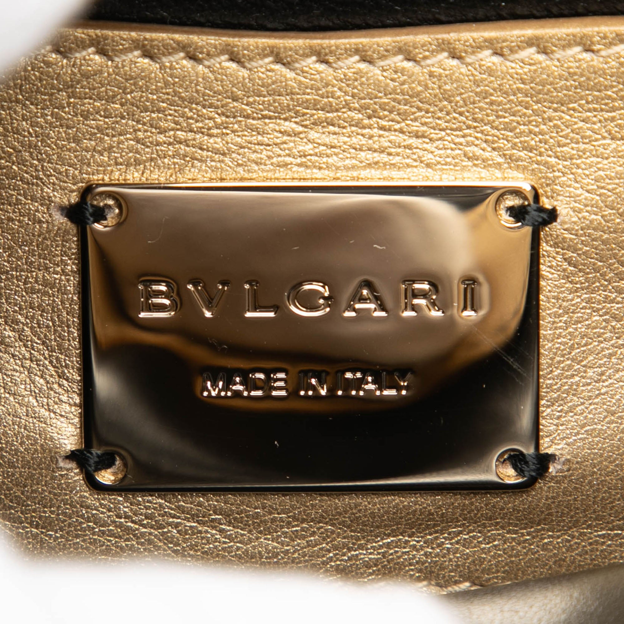 Mini Laser Cut Calfskin Serpenti Forever Diamond Blast Sunshine Crossbody - Image 5