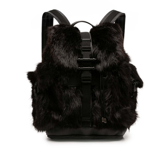 Leather and Fur Obsedia Backpack - Image 1