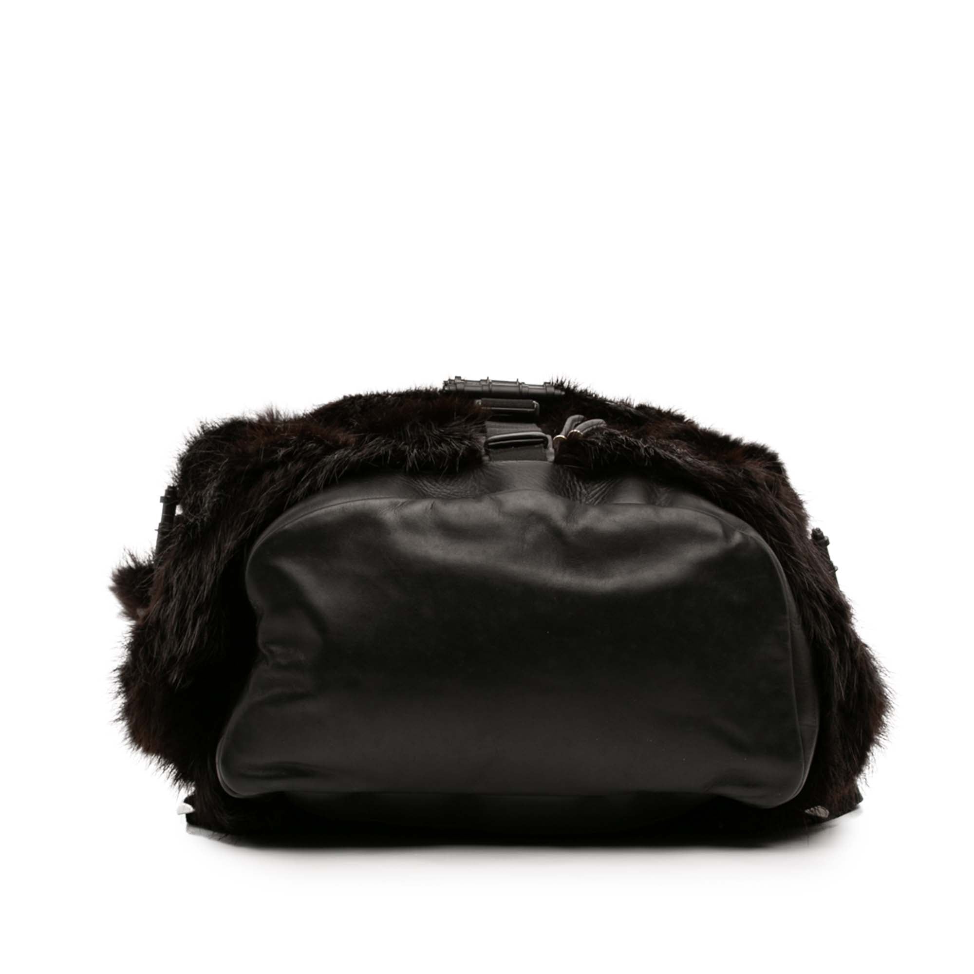 Leather and Fur Obsedia Backpack - Image 3