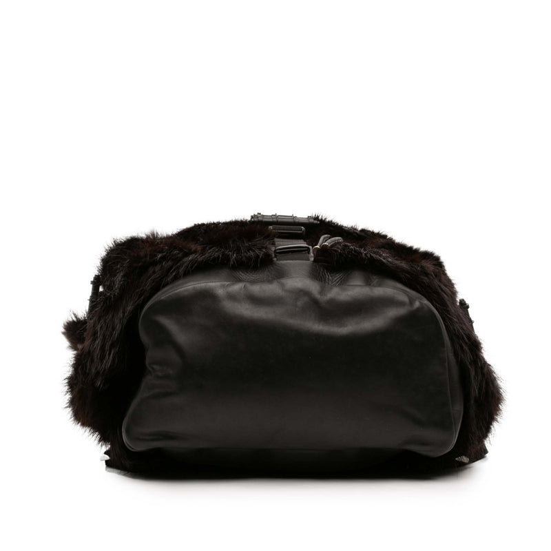 Leather and Fur Obsedia Backpack - Image 3