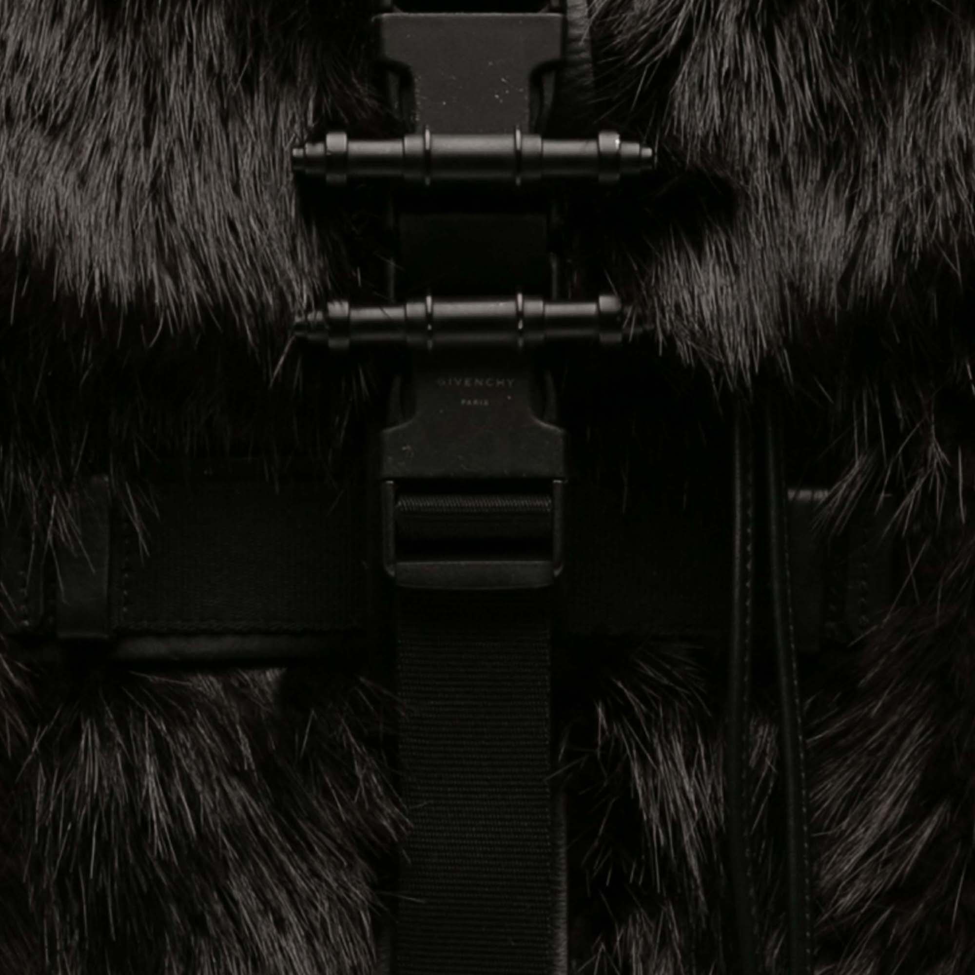 Leather and Fur Obsedia Backpack - Image 6